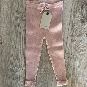 Zara Rose Ribbed Pants